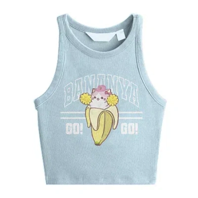 Bioworld Bananya Little & Big Kid Girls Crew Neck Sleeveless Tank Top In Multi