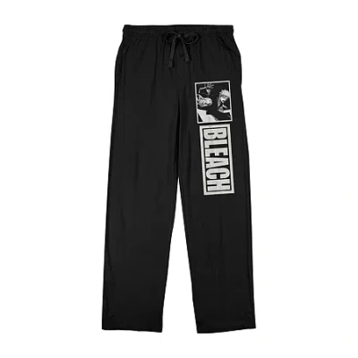 Bioworld Bleach Anime Mens Fleece 1 Pair Pajama Pants In Black