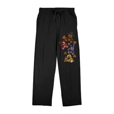 Bioworld Five Nights At Freddys Mens Fleece 1 Pair Pajama Pants In Black