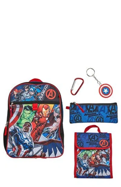 Bioworld Five-piece Avengers Backpack Set In Neutral