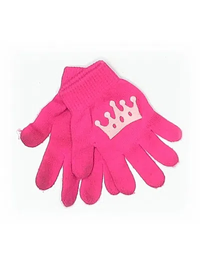 Pre-owned Bioworld Kids' Gloves In Pink