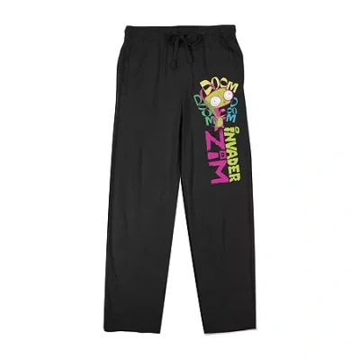 Bioworld Invader Zim Doom Wom Womens Plush Pajama Pants In Black