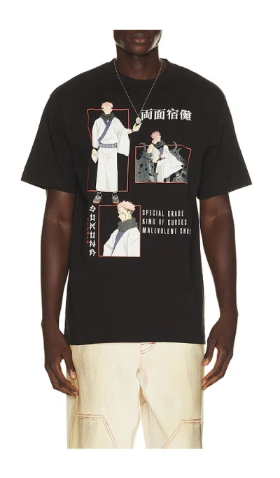 Bioworld Jujutsu Kaisen Sukuna King Of Curses Tee In Black