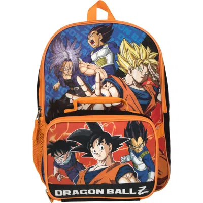 Bioworld Kids' Dragon Ball Z Backpack With Lunch Bag In Black