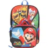 Bioworld Kids' Super Mario Backpack With Lunch Bag