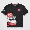 Bioworld Little & Big Kid Boys Crew Neck Short Sleeve Oversized Five Nights At Freddys Graphic T-shirt In Black