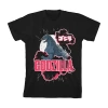 Bioworld Little & Big Kid Boys Crew Neck Short Sleeve Regular Fit Godzilla Graphic T-shirt In Black