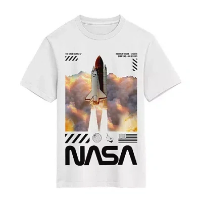 Bioworld Little & Big Kid Boys Crew Neck Short Sleeve Regular Fit Nasa Graphic T-shirt In Multi