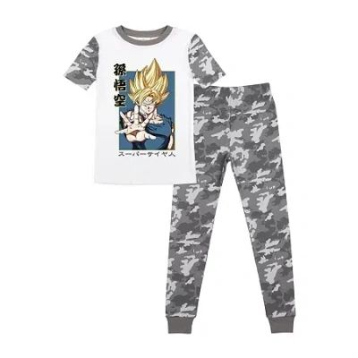 Bioworld Little & Big Kid Boys Dragon Ball Z 2-pc. Pajama Pants In Gray