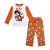 Bioworld Little & Big Kid Boys Dragon Ball Z Crew Neck Long Sleeve 2-pc. Pajama Pants In Orange