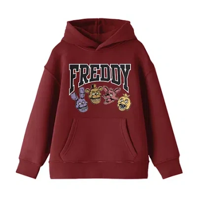 Bioworld Little & Big Kid Boys Long Sleeve Five Nights At Freddys Fleece Hoodie In Animal Print