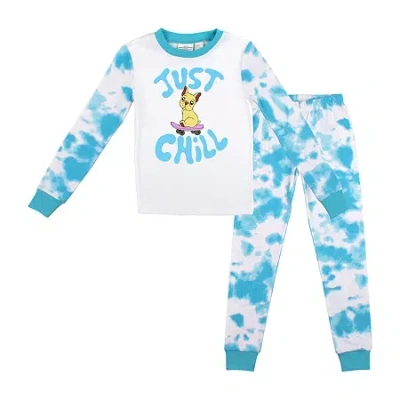 Bioworld Little & Big Kid Girls Crew Neck Long Sleeve 2-pc. Pajama Set In Multi