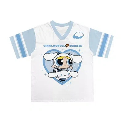 Bioworld Little & Big Kid Girls V Neck Short Sleeve Regular Fit Hello Kitty Graphic T-shirt In Multi