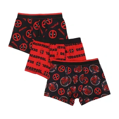 Bioworld Mens 3-pc. Boxer Briefs Zbm5420dmspp05 In Red