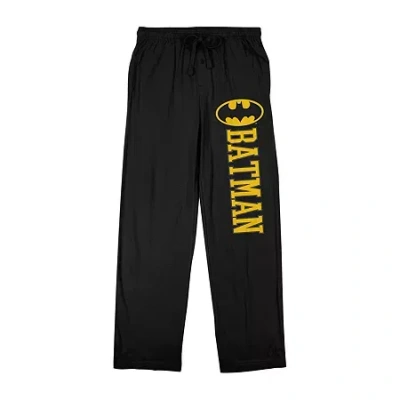 Bioworld Mens Batman Fleece 1 Pair Pajama Pants In Animal Print
