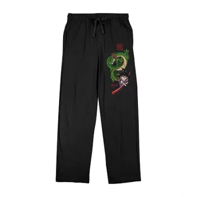 Bioworld Mens Dragon Ball Z Fleece 1 Pair Pajama Pants In Black