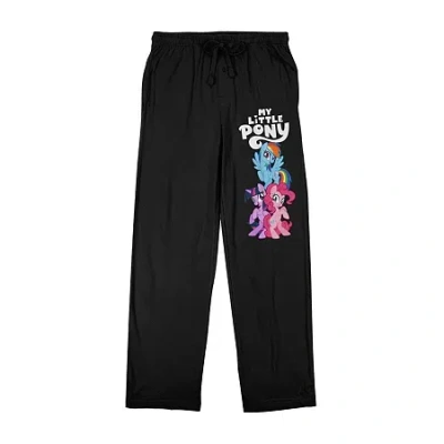 Bioworld Mens My Little Pony Fleece 1 Pair Pajama Pants In Black