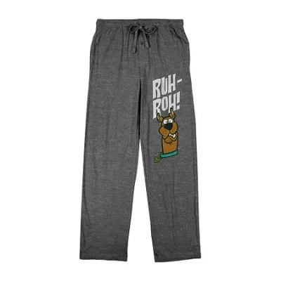 Bioworld Mens Scooby Doo Fleece 1 Pair Pajama Pants In Gray