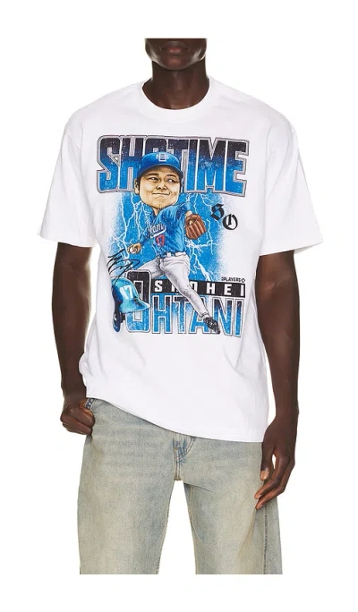 Bioworld Mlbpa Shohei Ohtani Bobble Head Tee In White