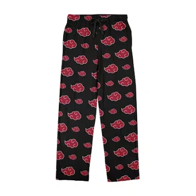 Bioworld Naruto Shippuden Mens Fleece 1 Pair Pajama Pants In Black