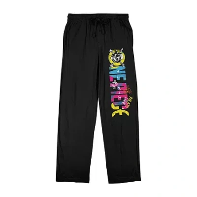 Bioworld One Piece Live Action Mens Fleece 1 Pair Pajama Pants In Black