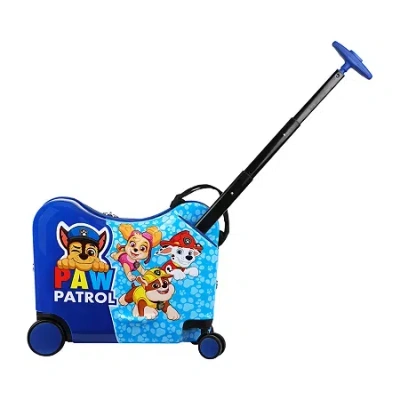 Bioworld Paw Patrol Ride-on 18" Hardside Luggage In Blue