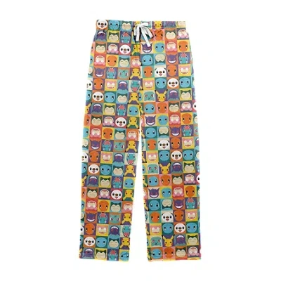Bioworld Pokemon Mens Fleece 1 Pair Pajama Pants In Multi