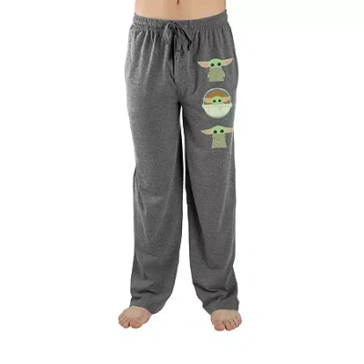 Bioworld Star Wars Mens Fleece 1 Pair Pajama Pants In Gray