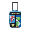 Bioworld Super Mario Bros 18" Hardside Pilot Case In Blue