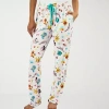 Bioworld Womens Pokeman Plush Pajama Pants In White
