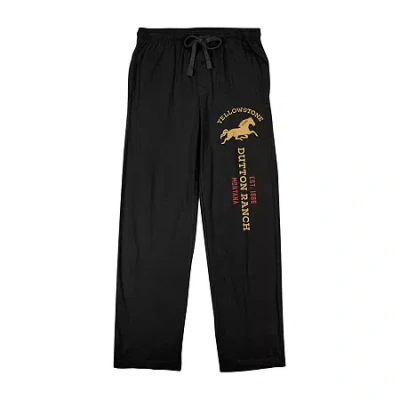 Bioworld Yellowstone Series Mens Fleece 1 Pair Pajama Pants In Multi