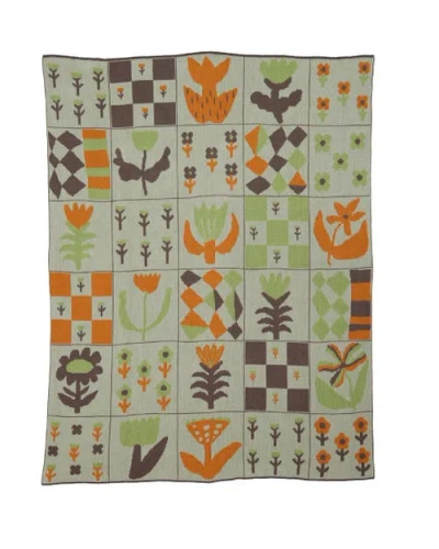 Biquette Toni Darling Frank Knit Throw Blanket