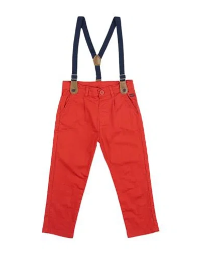 Birba Babies'  Toddler Boy Pants Red Size 6 Cotton, Elastane