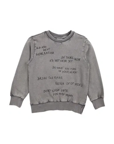 Birba Babies'  Toddler Boy Sweatshirt Grey Size 5 Cotton In Gray