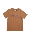 Birba Toddler Boy T-shirt Camel Size 7 Cotton In Brown