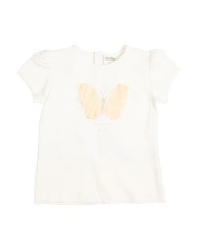 Birba Babies'  Toddler Girl T-shirt Off White Size 6 Cotton, Elastane