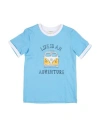 Birba Toddler Girl T-shirt Sky Blue Size 7 Cotton In Blue