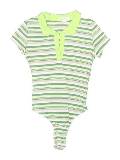 Pre-owned Birch And Stone Bodysuit In Green