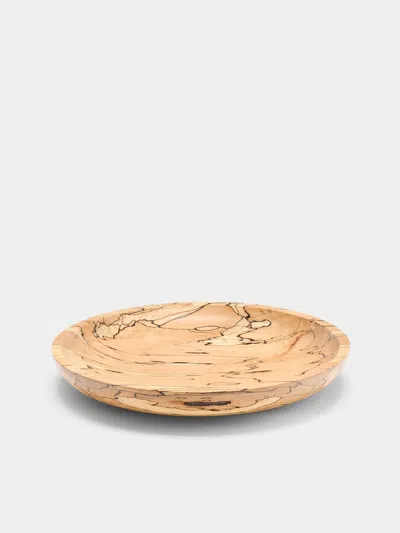Bird & Branch Fairlight Hand-turned Spalted Beech Extra Large Bowl In Multi