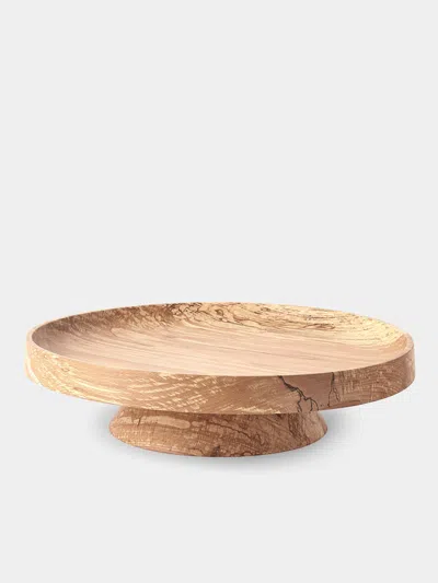 Bird & Branch Spalted Beech Wood Raised Platter