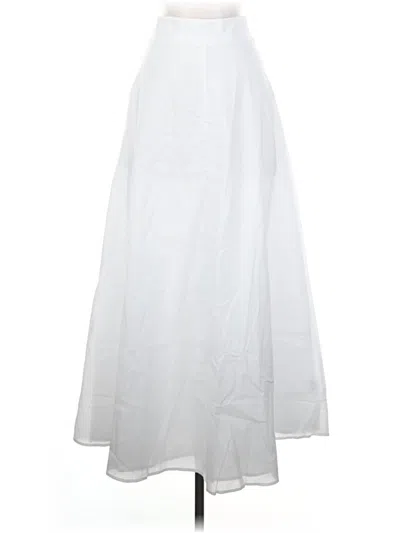 Bird & Knoll Formal Skirt In White