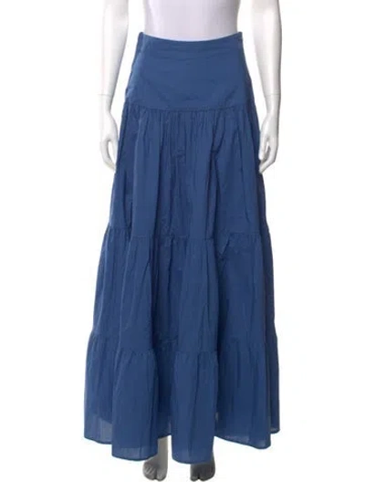 Pre-owned Bird & Knoll Long Skirt In Blue