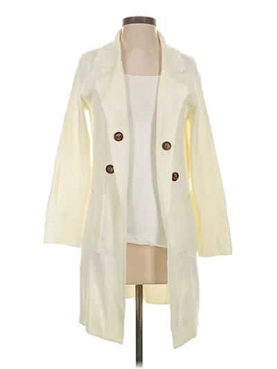 Pre-owned Bird Cardigan Sweater In White