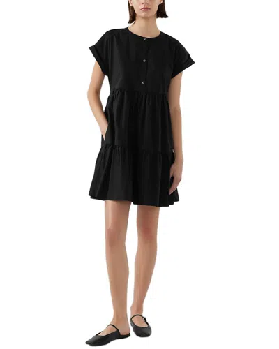 Bird & Knoll Marisol Mini Dress In Black