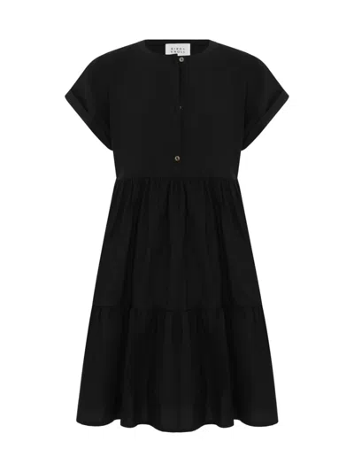 Bird & Knoll Women's Marisol Cotton Minidress In Black