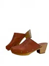 Bird Of Flight Women's Shy Leather Clogs In Clay In Brown