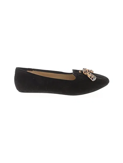 Pre-owned Birdies Flats In Black