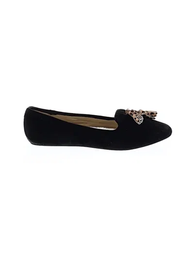 Pre-owned Birdies Flats In Black