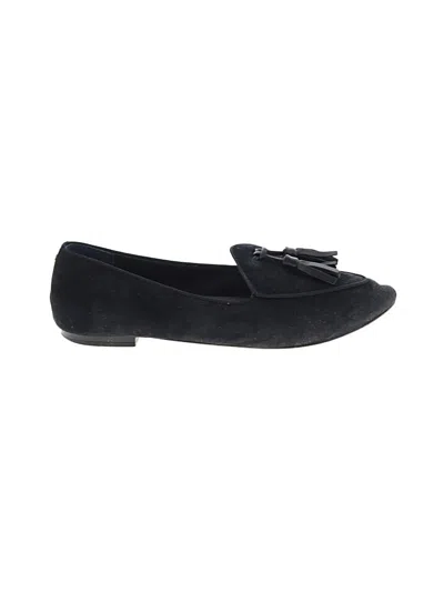 Pre-owned Birdies Flats In Black