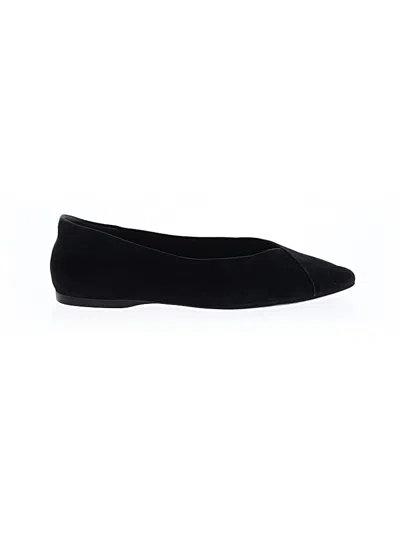 Pre-owned Birdies Flats In Black